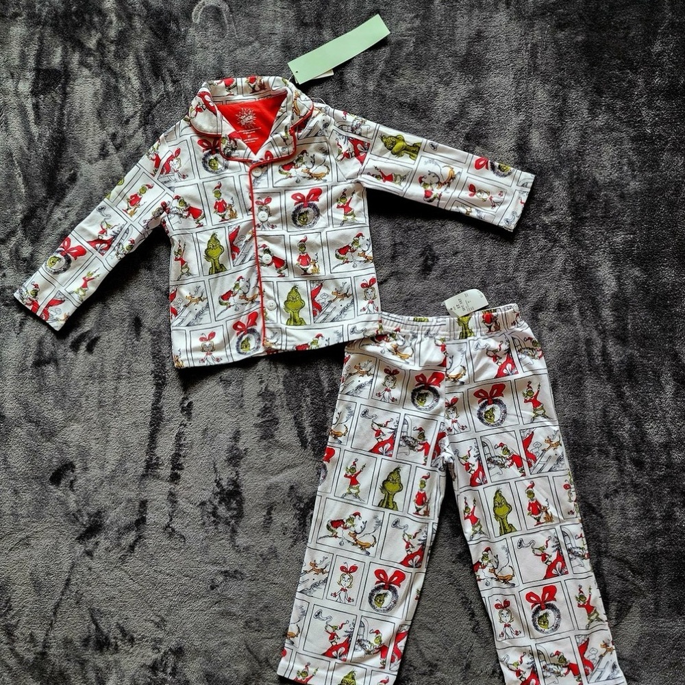 Holiday Print Kids Pajama Set